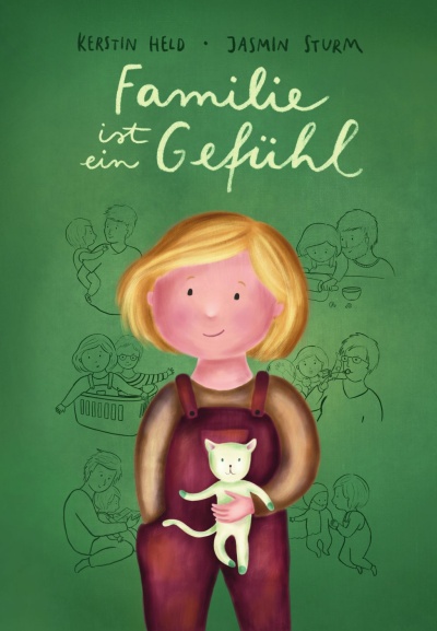 Titelseite des BbP-Kinderbuchs „Familie ist ein Gefühl“